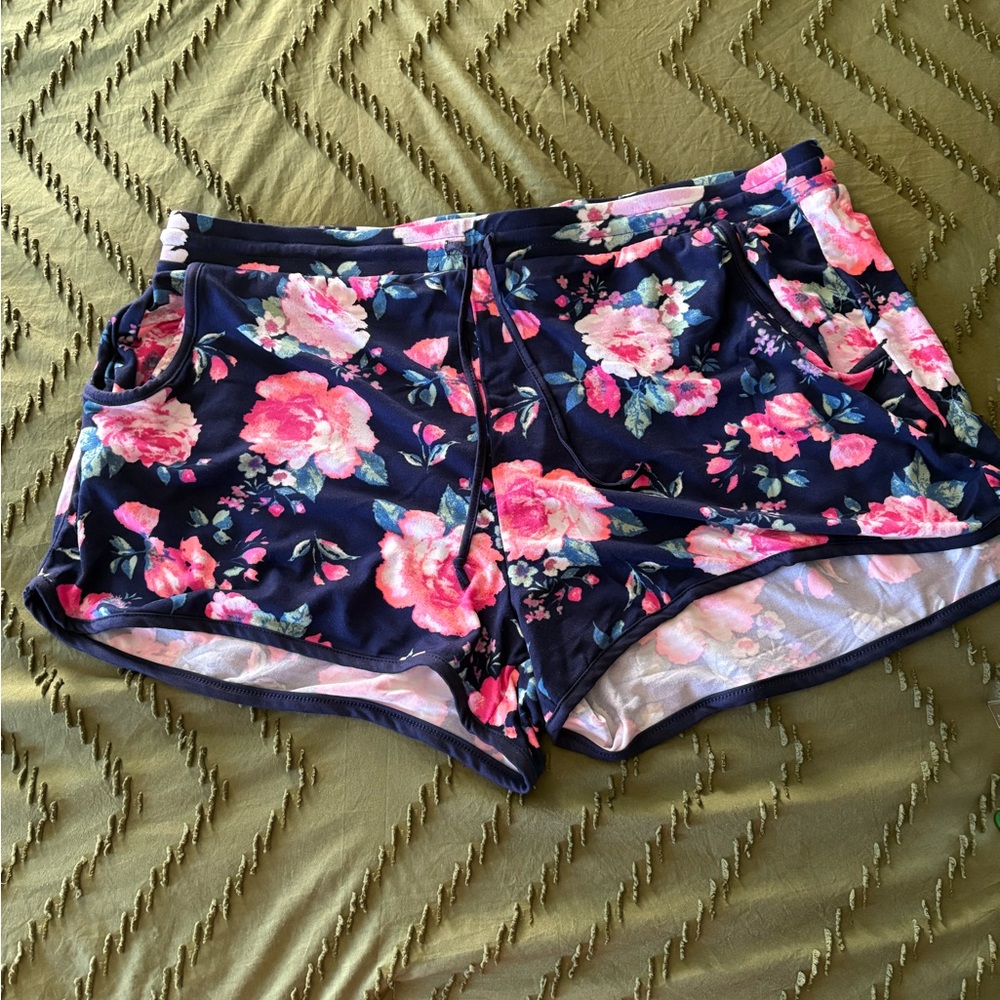 Floral Print Shorts